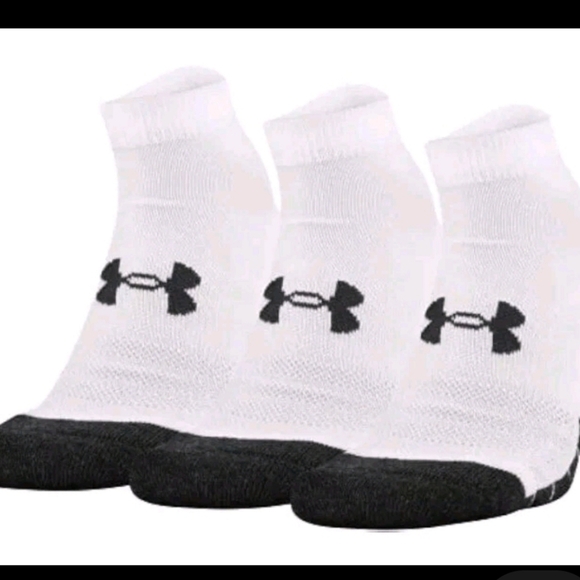 Under Armour White Performance Tech Socks - Picture 1 of 5